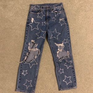Carmar star mom jeans